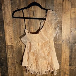 bebe Ruffle Tank